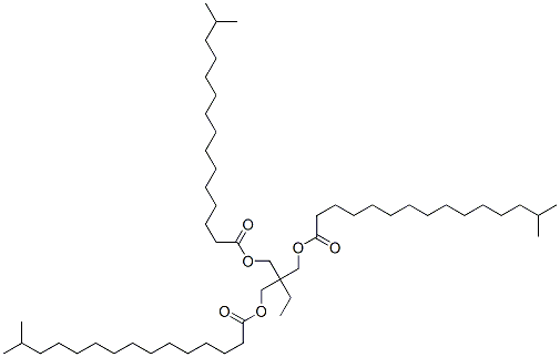 2-ethyl-2-[[(1-oxoisohexadecyl)oxy]methyl]-1,3-propanediyl diisohexadecanoate CAS#: 93776-63-7