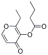 2-ethyl-4-oxo-4H-pyran-3-yl butyrate CAS#: 93805-72-2