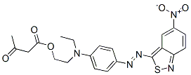 2-[ethyl[4-[(5-nitro-2,1-benzisothiazol-3-yl)azo]phenyl]amino]ethyl acetoacetate CAS#: 93981-75-0