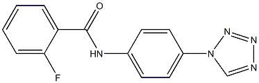2-fluoro-N-[4-(1H-tetrazol-1-yl)phenyl]benzamide CAS#: 898600-85-6
