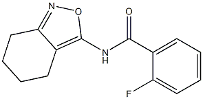 2-fluoro-N-(4,5,6,7-tetrahydro-2,1-benzoxazol-3-yl)benzamide CAS#: 898631-69-1