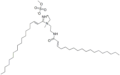2-(heptadecenyl)-4,5-dihydro-1-methyl-1-[2-[(1-oxooctadecenyl)amino]ethyl]-1H-imidazolium methyl sulphate CAS#: 93922-67-9