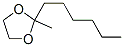2-hexyl-2-methyl-1,3-dioxolane CAS#: 937-94-0