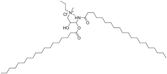 2-hydroxy-3-[(1-oxooctadecyl)oxy]propyldimethyl[3-[(1-oxoicosyl)amino]propyl]ammonium chloride CAS#: 93803-19-1
