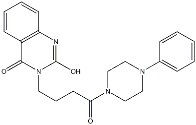 2-hydroxy-3-[4-oxo-4-(4-phenylpiperazin-1-yl)butyl]quinazolin-4(3H)-one CAS#: 896373-54-9