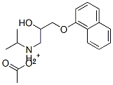 [2-hydroxy-3-(naphthyloxy)propyl]isopropylammonium acetate CAS#: 93982-03-7