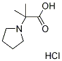 2-methyl-2-(1-pyrrolidinyl)propanoic acid(SALTDATA: 1HCl 0.9H2O) CAS#: 898403-15-1