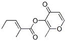 2-methyl-4-oxo-4H-pyran-3-yl 2-methyl-pent-2-en-1-oate CAS#: 94199-66-3