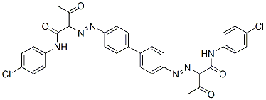 2,2'-[[1,1'-biphenyl]-4,4'-diylbis(azo)]bis[N-(4-chlorophenyl)-3-oxobutyramide] CAS#: 94249-03-3