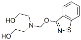2,2'-[[(1,2-benzisothiazol-3-yloxy)methyl]imino]bisethanol CAS#: 94087-32-8