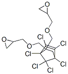 2,2'-[(1,4,5,6,7,7-hexachlorobicyclo[2.2.1]hept-5-en-2-ylidene)bis(methyleneoxymethylene)]bisoxirane CAS#: 93951-25-8