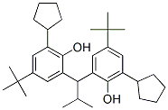 2,2'-(2-methylpropylidene)bis[6-cyclopentyl-4-(1,1-dimethylethyl)phenol] CAS#: 93893-77-7
