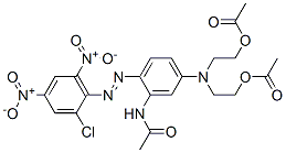 2,2'-[[3-acetamido-4-[(2-chloro-4,6-dinitrophenyl)azo]phenyl]imino]diethyl diacetate CAS#: 93859-26-8