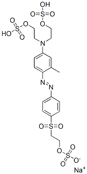 2,2'-[[3-methyl-4-[[4-[[2-(sulphooxy)ethyl]sulphonyl]phenyl]azo]phenyl]imino]bisethyl bis(hydrogen sulphate), sodium salt CAS#: 94157-82-1
