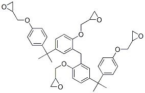 2,2'-[methylenebis[4-[1-methyl-1-[4-(oxiranylmethoxy)phenyl]ethyl]-2,1-phenylene]bis(oxymethylene)]bisoxirane CAS#: 94134-27-7