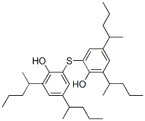 2,2'-thiobis(4,6-di-sec-pentylphenol) CAS#: 90-67-5