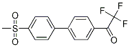 2,2,2-trifluoro-1-(4'-(Methylsulfonyl)biphenyl-4-yl)ethanone CAS#: 893407-18-6