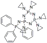 2,2,4,4,6-Pentakis(1-aziridinyl)-2,2,4,4,6,6-hexahydro-6-[(triphenylphosphoranylidene)amino]-1,3,5,2,4,6-triazatriphosphorine CAS#: 91533-47-0