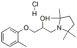 2,2,5,5-tetramethyl-alpha-[(2-methylphenoxy)methyl]pyrrolidine-1-ethanol hydrochloride CAS#: 97467-70-4
