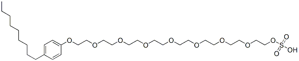 23-(4-nonylphenoxy)-3,6,9,12,15,18,21-heptaoxatricosyl hydrogen sulphate CAS#: 93923-72-9