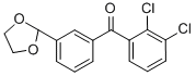 2,3-DICHLORO-3'-(1,3-DIOXOLAN-2-YL)BENZOPHENONE CAS#: 898759-49-4