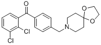 2,3-DICHLORO-4'-[8-(1,4-DIOXA-8-AZASPIRO[4.5]DECYL)METHYL]BENZOPHENONE CAS#: 898758-28-6