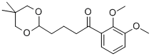 2',3'-DIMETHOXY-4-(5,5-DIMETHYL-1,3-DIOXAN-2-YL)BUTYROPHENONE CAS#: 898756-01-9
