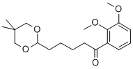 2',3'-DIMETHOXY-5-(5,5-DIMETHYL-1,3-DIOXAN-2-YL)VALEROPHENONE CAS#: 898756-03-1