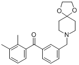 2,3-DIMETHYL-3'-[8-(1,4-DIOXA-8-AZASPIRO[4.5]DECYL)METHYL]BENZOPHENONE CAS#: 898761-81-4