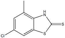2(3H)-Benzothiazolethione,6-chloro-4-methyl-(9CI) CAS#: 95374-01-9