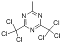 2,4-BIS(TRICHLOROMETHYL)-6-METHYL-1,3,5-TRIAZINE CAS#: 949-42-8