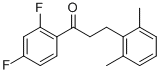2',4'-DIFLUORO-3-(2,6-DIMETHYLPHENYL)PROPIOPHENONE CAS#: 898755-28-7
