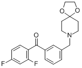 2,4-DIFLUORO-3'-[8-(1,4-DIOXA-8-AZASPIRO[4.5]DECYL)METHYL]BENZOPHENONE CAS#: 898762-34-0