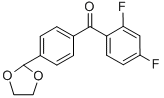 2,4-DIFLUORO-4'-(1,3-DIOXOLAN-2-YL)BENZOPHENONE CAS#: 898760-76-4