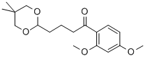 2',4'-DIMETHOXY-4-(5,5-DIMETHYL-1,3-DIOXAN-2-YL)BUTYROPHENONE CAS#: 898756-06-4