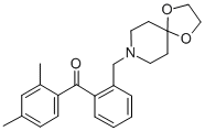 2,4-DIMETHYL-2'-[8-(1,4-DIOXA-8-AZASPIRO[4.5]DECYL)METHYL]BENZOPHENONE CAS#: 898756-09-7