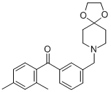 2,4-DIMETHYL-3'-[8-(1,4-DIOXA-8-AZASPIRO[4.5]DECYL)METHYL]BENZOPHENONE CAS#: 898761-83-6