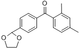 2,4-DIMETHYL-4'-(1,3-DIOXOLAN-2-YL)BENZOPHENONE CAS#: 898760-19-5
