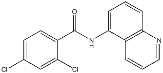 2,4-dichloro-N-(quinolin-5-yl)benzamide CAS#: 892670-84-7