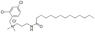(2,4-dichlorobenzyl)dimethyl[3-[(1-oxotetradecyl)amino]propyl]ammonium chloride CAS#: 94279-05-7