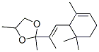 2,4-dimethyl-2-[1-methyl-2-(2,6,6-trimethyl-2-cyclohexen-1-yl)vinyl]-1,3-dioxolane CAS#: 94349-44-7