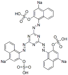 2,4,6-Tris(2-hydroxy-4-sodiosulfo-1-naphtylazo)-1,3,5-triazine CAS#: 97451-24-6