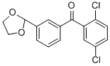 2,5-DICHLORO-3'-(1,3-DIOXOLAN-2-YL)BENZOPHENONE CAS#: 898759-55-2