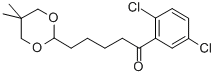 2',5'-DICHLORO-5-(5,5-DIMETHYL-1,3-DIOXAN-2-YL)VALEROPHENONE CAS#: 898756-95-1