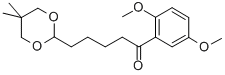 2',5'-DIMETHOXY-5-(5,5-DIMETHYL-1,3-DIOXAN-2-YL)VALEROPHENONE CAS#: 898756-13-3