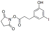 2,5-Pyrrolidinedione, 1-(3-(3-hydroxy-5-iodophenyl)-1-oxopropoxy)-, (+ -)- CAS#: 98087-57-1