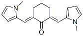 2,6-bis[(1-methyl-1H-pyrrol-2-yl)methylene]cyclohexan-1-one CAS#: 94386-21-7