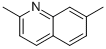 2,7-DIMETHYLQUINOLINE CAS#: 93-37-8