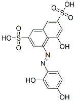 2,7-Naphthalenedisulfonic acid, 4-[(2,4-dihydroxyphenyl)azo]-5-hydroxy-, coupled with diazotized 2-amino-4,6-dinitrophenol, sodium salts CAS#: 91671-95-3