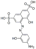 2,7-Naphthalenedisulfonic acid, 4-[(4-amino-2-hydroxyphenyl)azo]-5-hydroxy-, coupled with diazotized 2-amino-4,6-dinitrophenol, sodium salts CAS#: 91671-94-2
